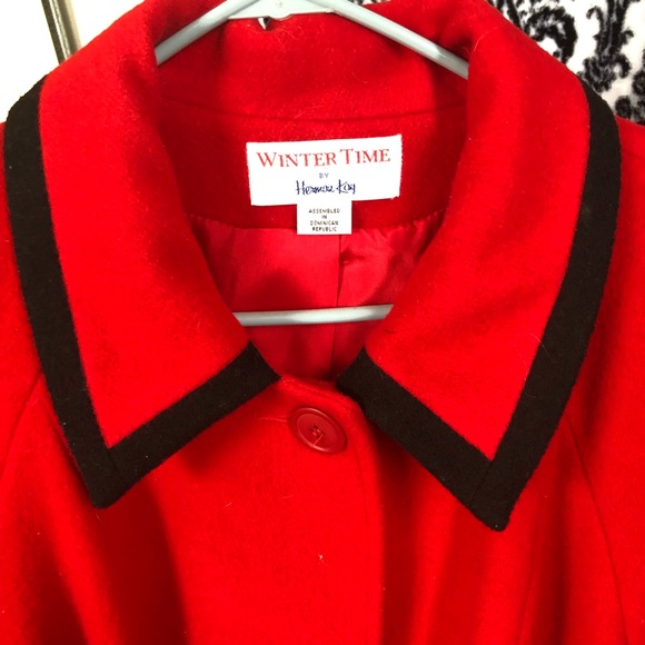 Vintage Herman Kay Winter Time 100% Wool Pea Coat - Picture 5 of 12